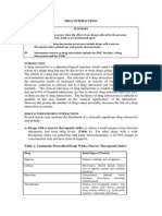 Drug Interactions