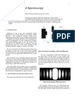 Diffraction and Spectroscopy: Harsh Menon