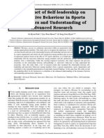 An Impact of Self-Leadership On Innovative Behaviour in Sports Educators and Understanding of Advanced Research