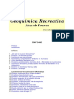 Fersman Geoquimica Recreativa Espanhol