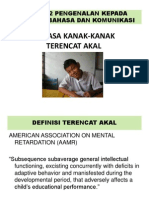 Bahasa Kanakkanak Terencat Akal