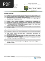 Caderno de Provas PROFLETRAS2014