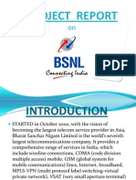 Project Report: On BSNL