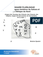 Edilivre Dictionnaire Plurilingue Francais Langues Berberes Du Sahara Et Preview