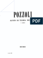 Pozzoli, Sunto Di Teoria Musicale - I Corso