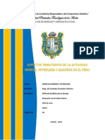 Aspectos Tributarios de La Actividad Minera, Petrolera y Gasifera