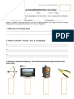 Prueba Ciencias ENERGIA SEXTO 2014