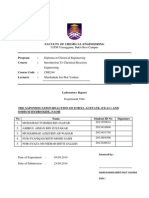 Chemical Reaction Engineering 40 L CSTR Saponification