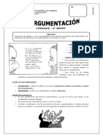 3 - M - La Argumentación - Prof. Yadia Cerda