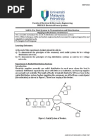 LAB 1: Per Unit System in Transmission and Distribution