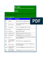 Separable Phrasal Verbs