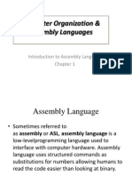 Introduction To Assembly Language (Chapter 1)