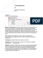 Tadalafil Oral Suspension