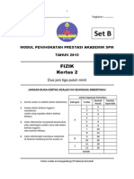 Physics 2013 P2 Set B