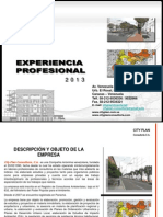 City Plan, C.A. - Consultoria Juridica Experiencia Profesional, 23 Paginas