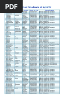 AJUCO New Selected Students Forbachelor 2014/2015