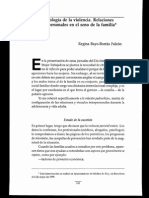 Psicología de La Violencia. Relaciones Interpersonales en El Seno de La Flia.