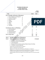 Class 12 Cbse Business Studies Syllabus 2015