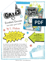 Tom Gates #2 and #3 by Liz Pichon - Press Release