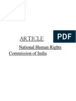 Article: National Human Rights Commission of India