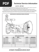 Technical Service Information: Jatco Jr710E