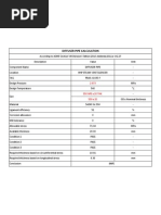 Diffuser Pipe Calculation