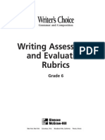 Writing Assessment & Evaluation Rubrics PDF