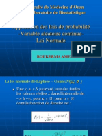 Application Des Lois de Probabilité-Variable Aléatoire Continue-Loi Normale