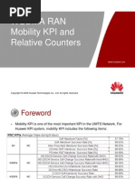 4 OWO205040 WCDMA RAN13 Mobility KPI and Relative Counters ISSUE 1.00