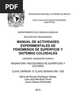 Manual de Fisicoquimica de Superficies y Coloides