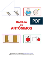 Baraja Antonimos / Contrarios / Opuestos