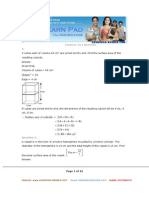 Chapter 13 Surface Areas and Volumes