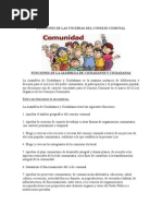 Funciones de Las Vocerias Del Consejo Comunal