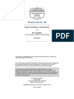 Working Paper No. 799: Monetary Mechanics: A Financial View