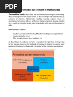 Macro Plan - Formative Assessment in Mathematics