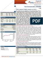 Tata Communications (VIDSAN) : Data Segment Highly Margin Accretive