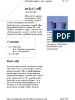 Electrochemical Cell: From Wikipedia, The Free Encyclopedia