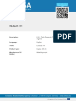 Easa e 111 Tcds Issue 2 - Trent XWB