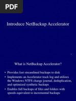 Introduce NetBackup Accelerator - 0