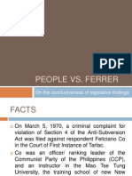 People Vs Ferrer