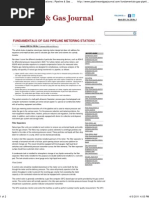 Fundamentals of Gas Pipeline Metering Stations - Pipeline & Gas Journal