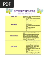 Workout 1 Butterfly Life Cycle Lesson Plan