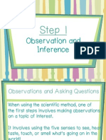 Observation and Inference