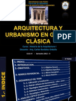 Arquitectura y Urbanismo en Grecia Clàsica