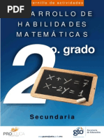 Cuadernillo Mat 2 Secundaria PDF