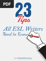 23 Tips For Writers PDF