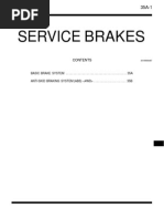 Manual Pajero 4x4 Service Brakes