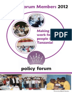 Policy Forum Directory 2012