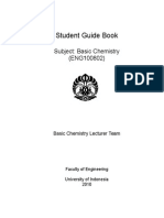 Student Guide Book: Subject: Basic Chemistry (ENG100802)