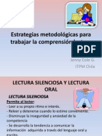 Estrategias Metodológicas para Trabajar La Comprensión Lectora